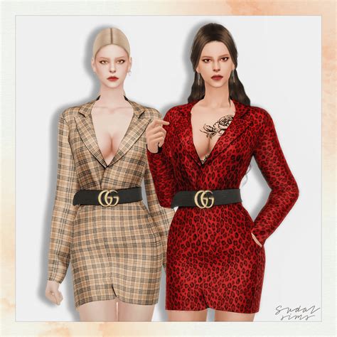 sims 4 gucci sweater dress